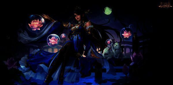 《三国杀OL》荷怜清盈*清河公主皮肤图片