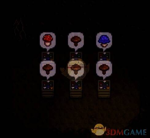 秘密森林或姜岛蘑菇洞场景图