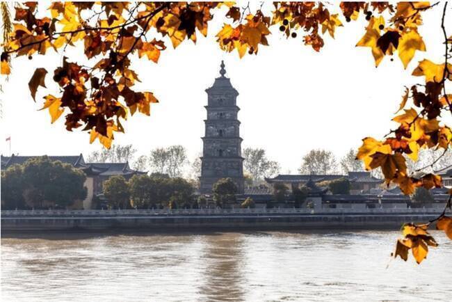 见证扬州历史变迁的京杭大运河及镇国寺塔