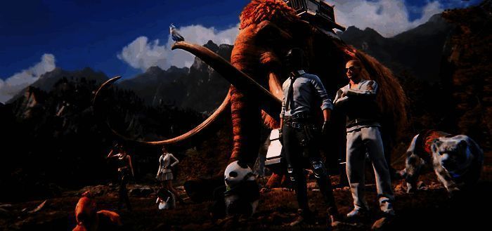 《和平精英》海岛地图动物丛林玩法画面