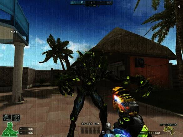 穿越火线隼使用强化暗影利刃动画