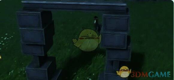 压石块在大龟背上开启机关画面