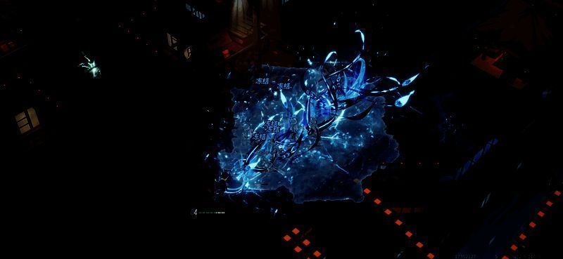 《白荆回廊》战斗中元素反应画面