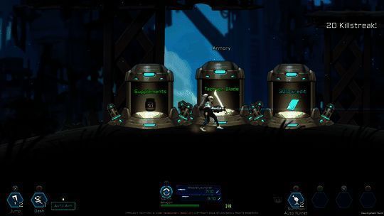 游戏中不同类型的武器