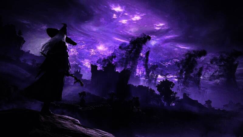 艾尔登法环黑夜君临隐者技能展示画面