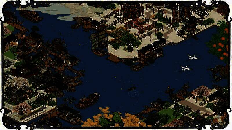 《江南百景图》宁波府相关画面2