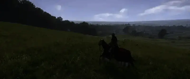 《天国：拯救2》中库藤堡右上方另一处有兔子的场景