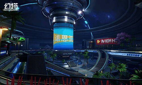 亚夏洲室内区地下交通网络图