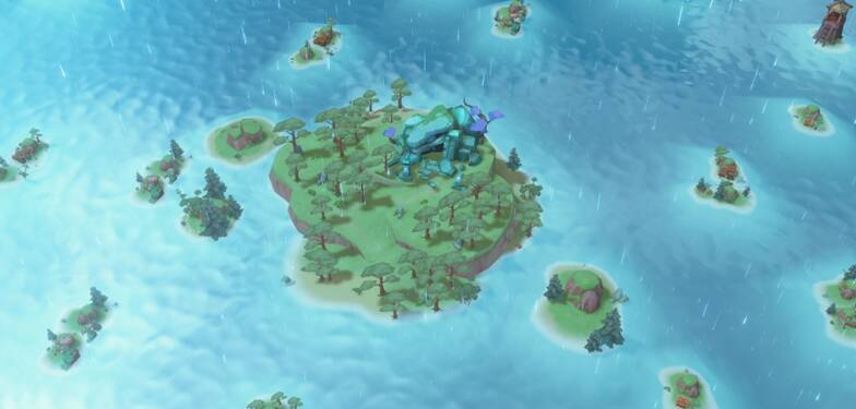 《筑城与探险》龙宫城画面