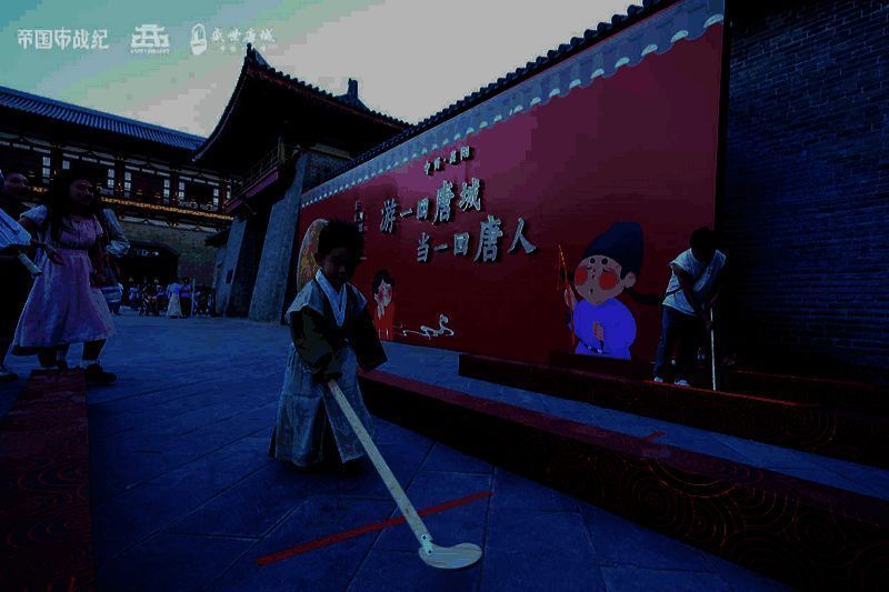 小朋友参与打卡集章活动