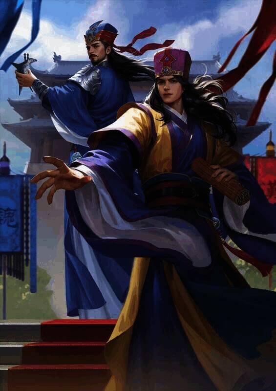 荀彧荀攸形象宣传图