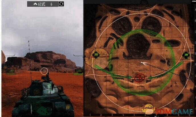 低配6级轻坦62式探查距离图