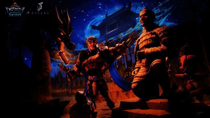 《王国纪元》与秦始皇兵马俑联动宣传图