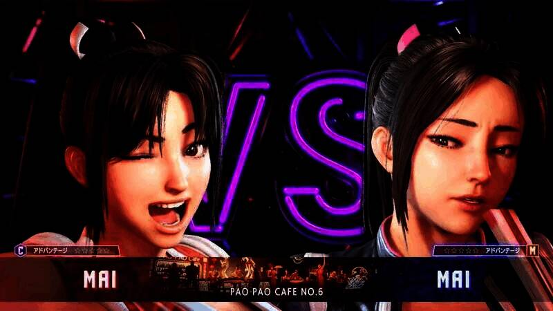 《街头霸王6》不知火舞角色选择界面视频截图7