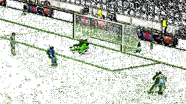 皮耶罗落叶弧线球画面