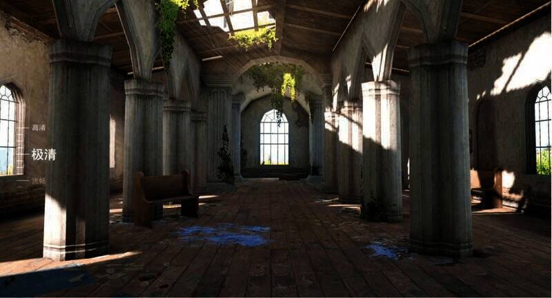 《和平精英》极清画质相关场景画面