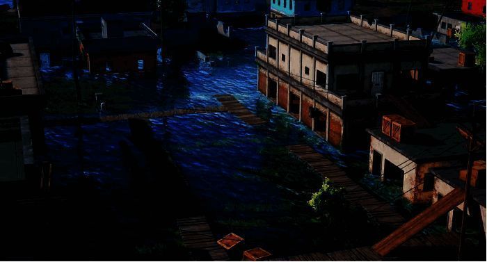 《和平精英》极清模式地图场景效果