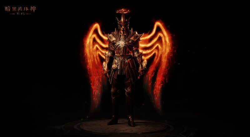 《暗黑破坏神:不朽》中勇气之焰时装细节展示