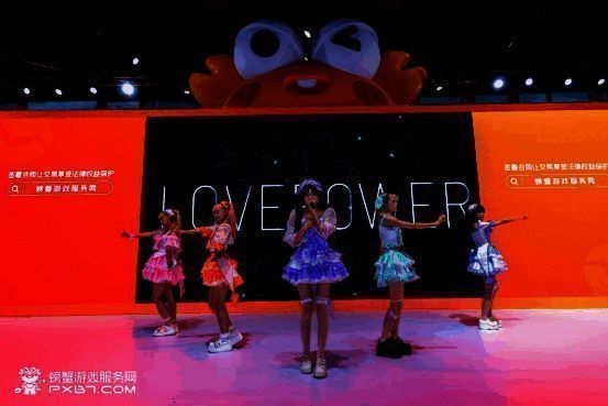 活力女团的精彩表演