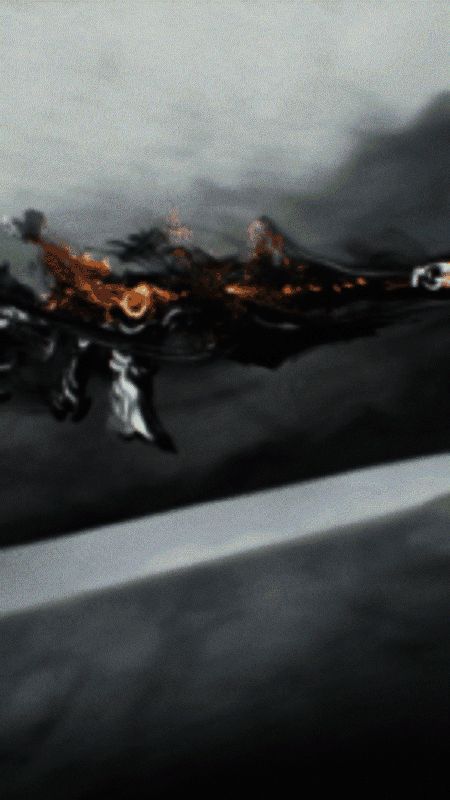 王嘉尔演绎水墨龙神动态画面