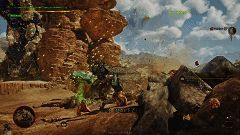 《怪物猎人：荒野》大剑肩撞画面