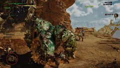 《怪物猎人：荒野》大剑相杀斩画面