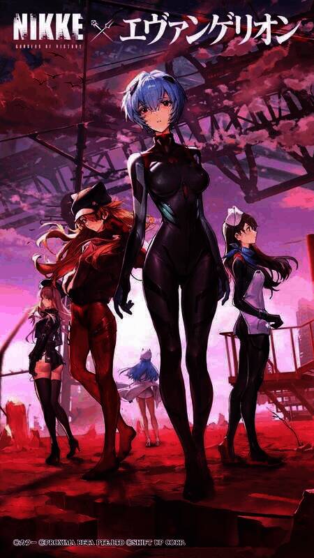 《妮姬:胜利女神》与《新世纪福音战士》联动壁纸2