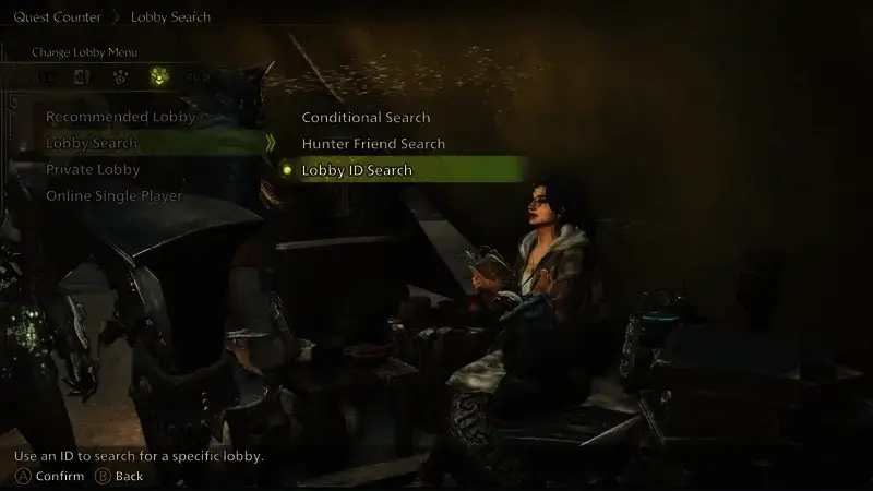 《怪物猎人:荒野》大厅成员列表相关界面截图