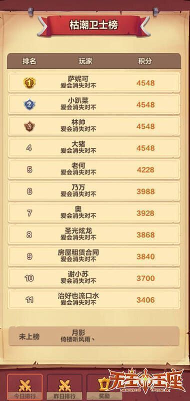 《无主王座》小游戏枯潮侵袭活动画面2