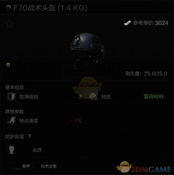 F70战术头盔图片