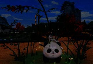 坐骑萌熊滚滚整体展示图