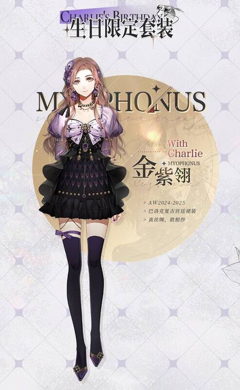 《光与夜之恋》查理苏生日活动奖励展示2