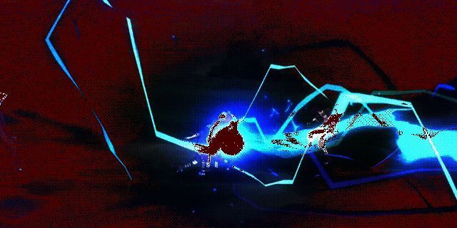 佐助用千鸟攻击我爱罗动图