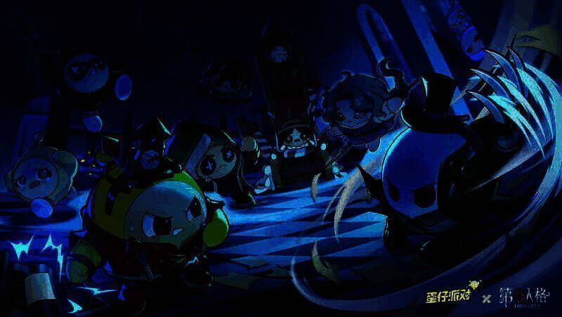 蛋仔派对与第五人格联动宣传图