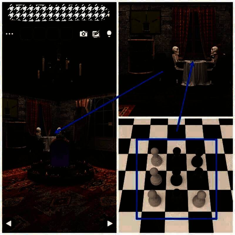 棋盘上黑白棋子位置图片