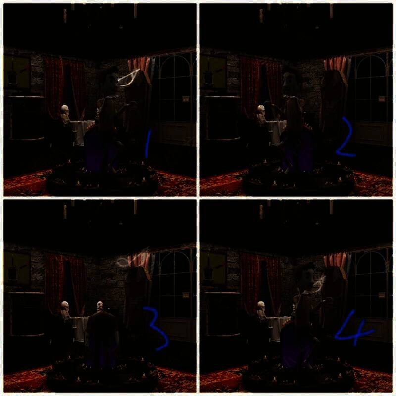 播放音乐召唤僵尸及僵尸动作图片