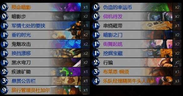 奇迹杜加尔贼卡组相关图片