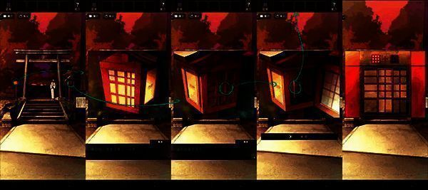 关卡1左右灯笼界面