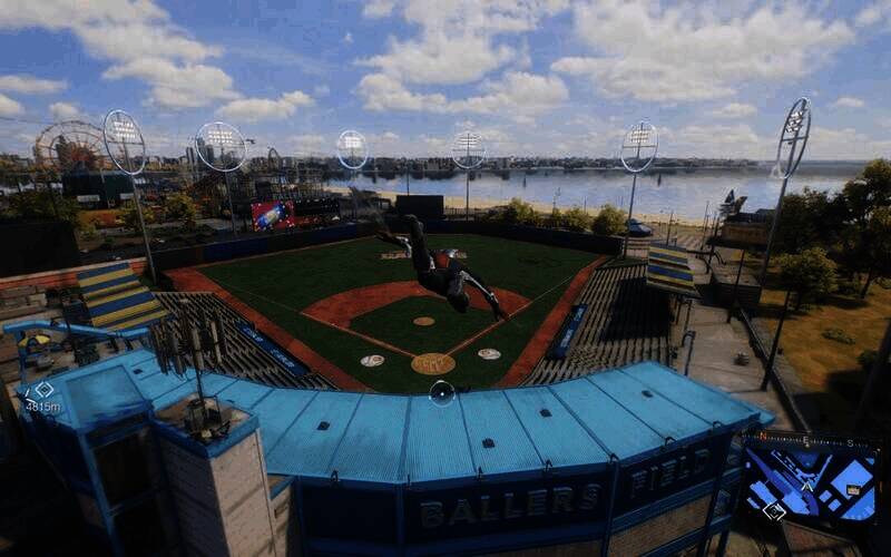 《漫威蜘蛛侠2》棒球场地扇形路线图3