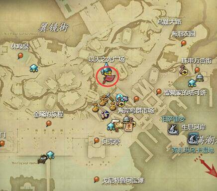 图莱尤拉处的霍比格族使者位置图