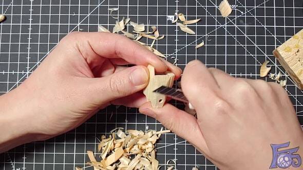 手工木质钢普拉细节图1