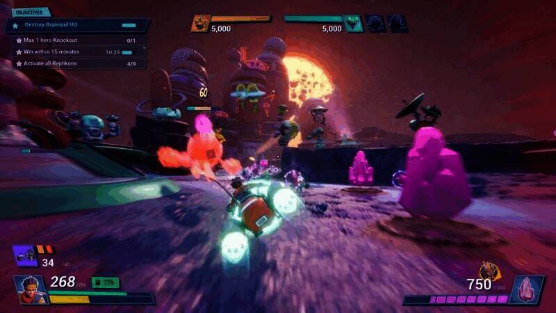 《CHIP ‘N CLAWZ vs. THE BRAINIOIDS》游戏截图1