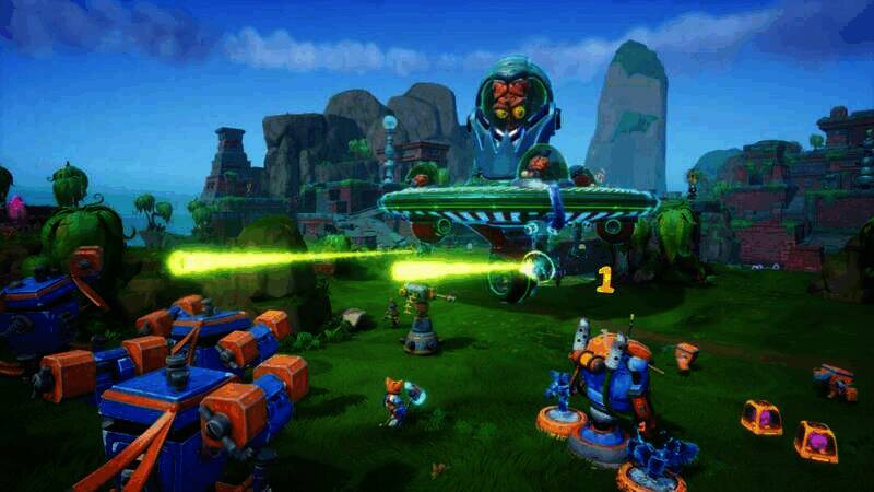 《CHIP ‘N CLAWZ vs. THE BRAINIOIDS》游戏截图4