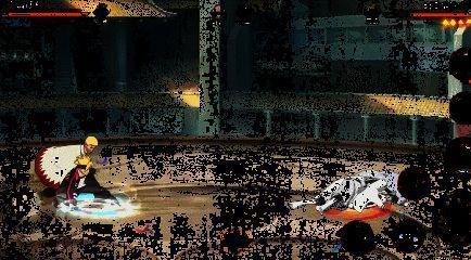 漩涡博人击败大筒木桃式的画面