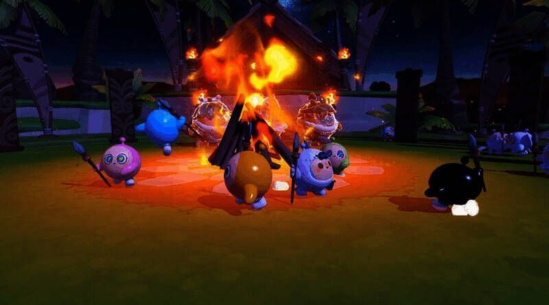 《野性呼唤》中三大部落蛋仔的原始祭祀舞蹈