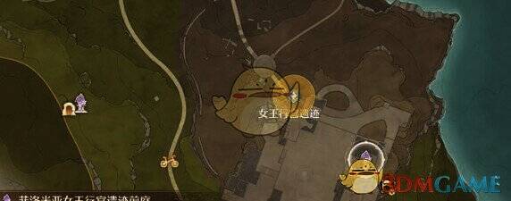 无限暖暖传送到菲洛米亚女王行宫遗迹前庭的画面