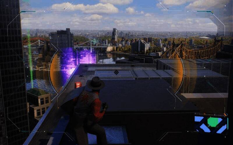 《漫威蜘蛛侠2》扫描楼侧面广告标识图1