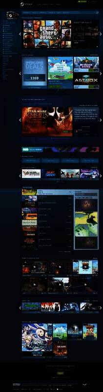 Steam 2020年商店页面