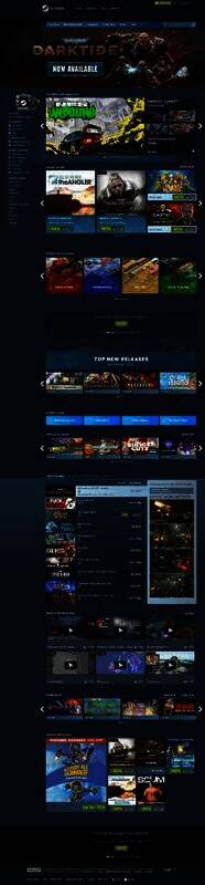 Steam 2022年商店页面