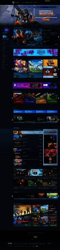 Steam 2023年商店页面